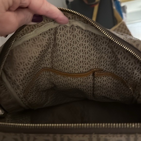 Louis Quatorze Coated Canvas and Leather Backpack - Picture 4 of 5